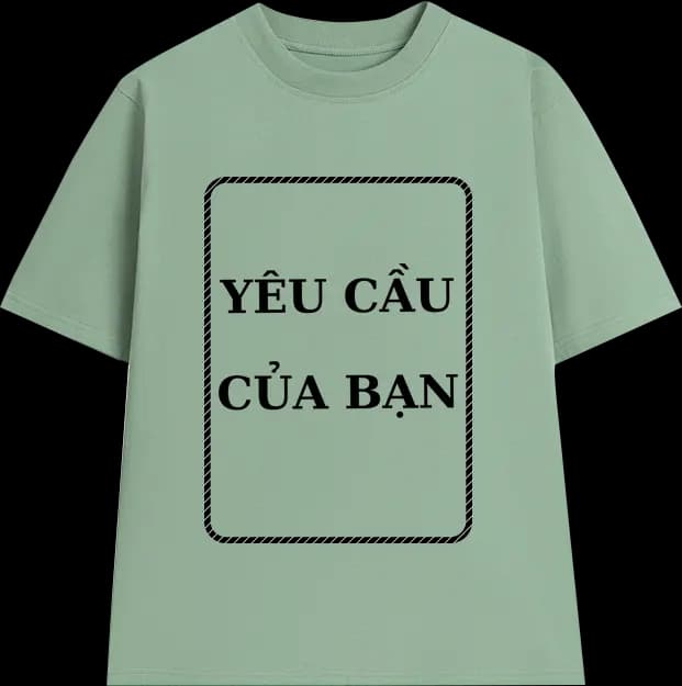 in áo thun cotton 2 chiều theo yêu cầu tại ometee
