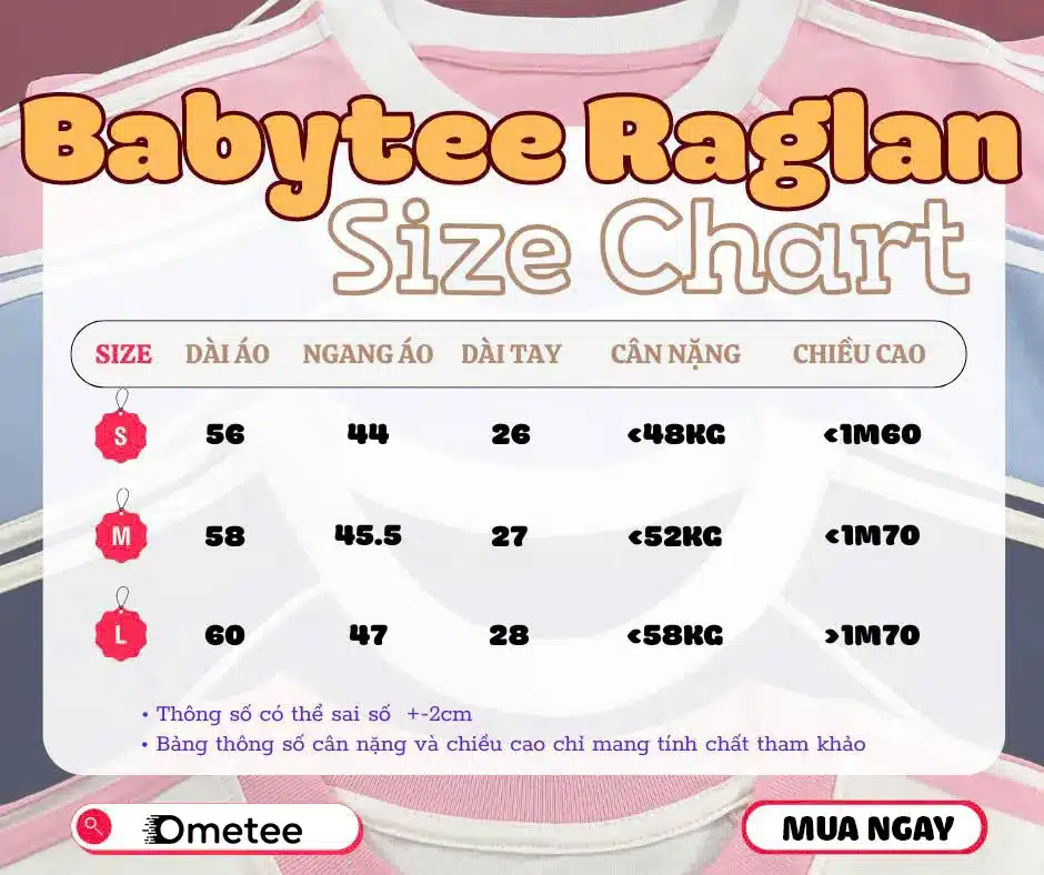 Bảng size áo polo