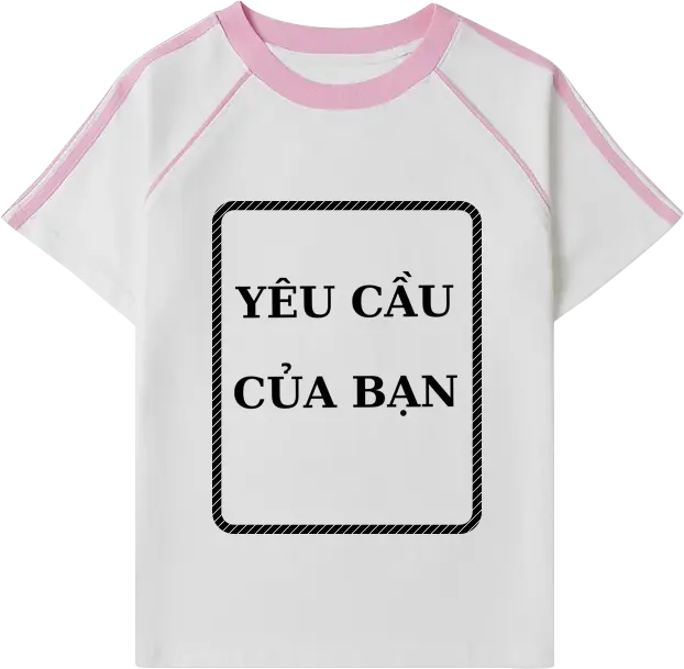 in áo thun babytee line theo yêu cầu tại ometee