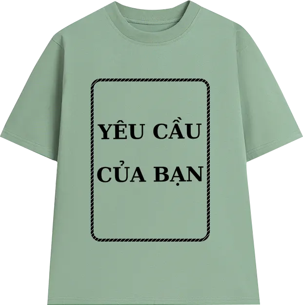 in áo thun cotton 2 chiều theo yêu cầu tại ometee