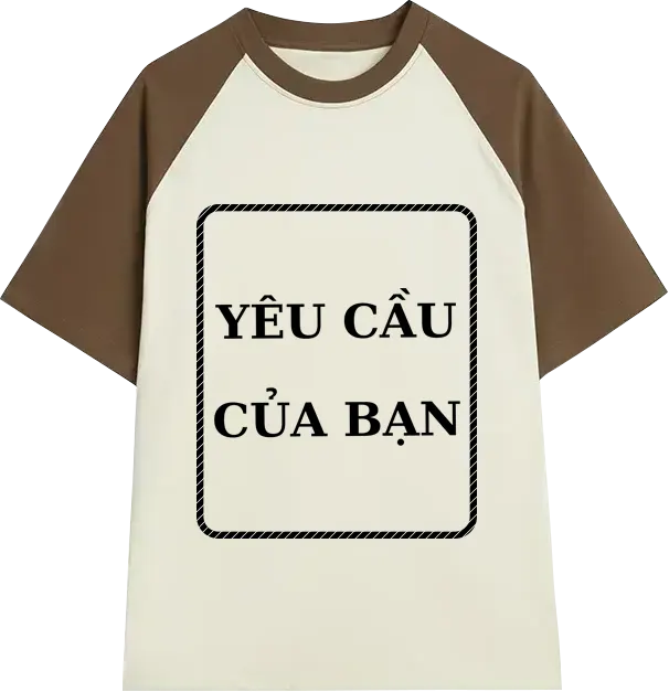 in áo raglan theo yêu cầu tại ometee