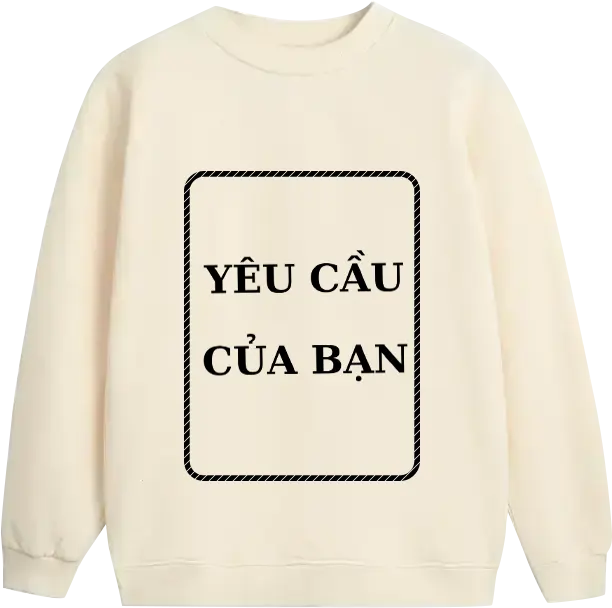 in áo sweater theo yêu cầu tại ometee