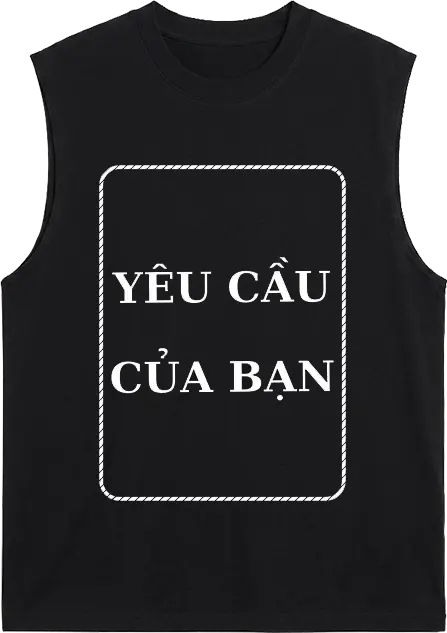 in áo tanktop cotton theo yêu cầu tại ometee
