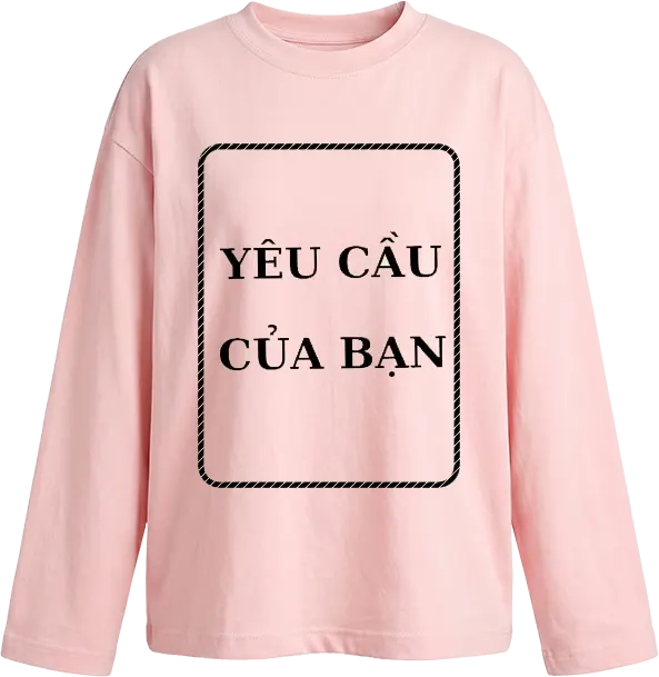 in áo boxy tay dài theo yêu cầu tại ometee