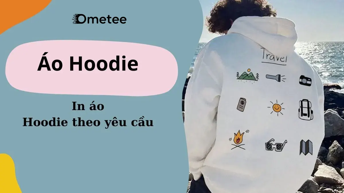 Áo hoodie in theo yêu cầu với vải chân cua cao cấp tại Ometee