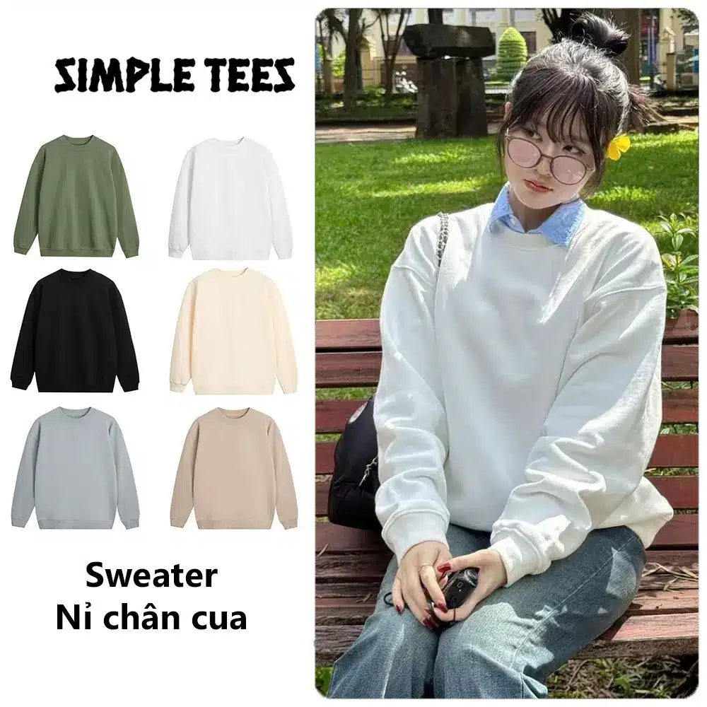 Áo Sweater in áo sweater theo yêu cầu tại ometee