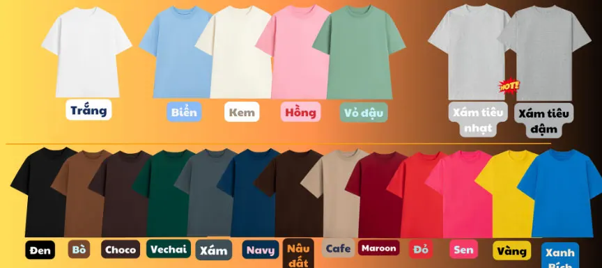 Áo Thun Cotton 2 Chiều in áo thun cotton 2 chiều theo yêu cầu tại ometee