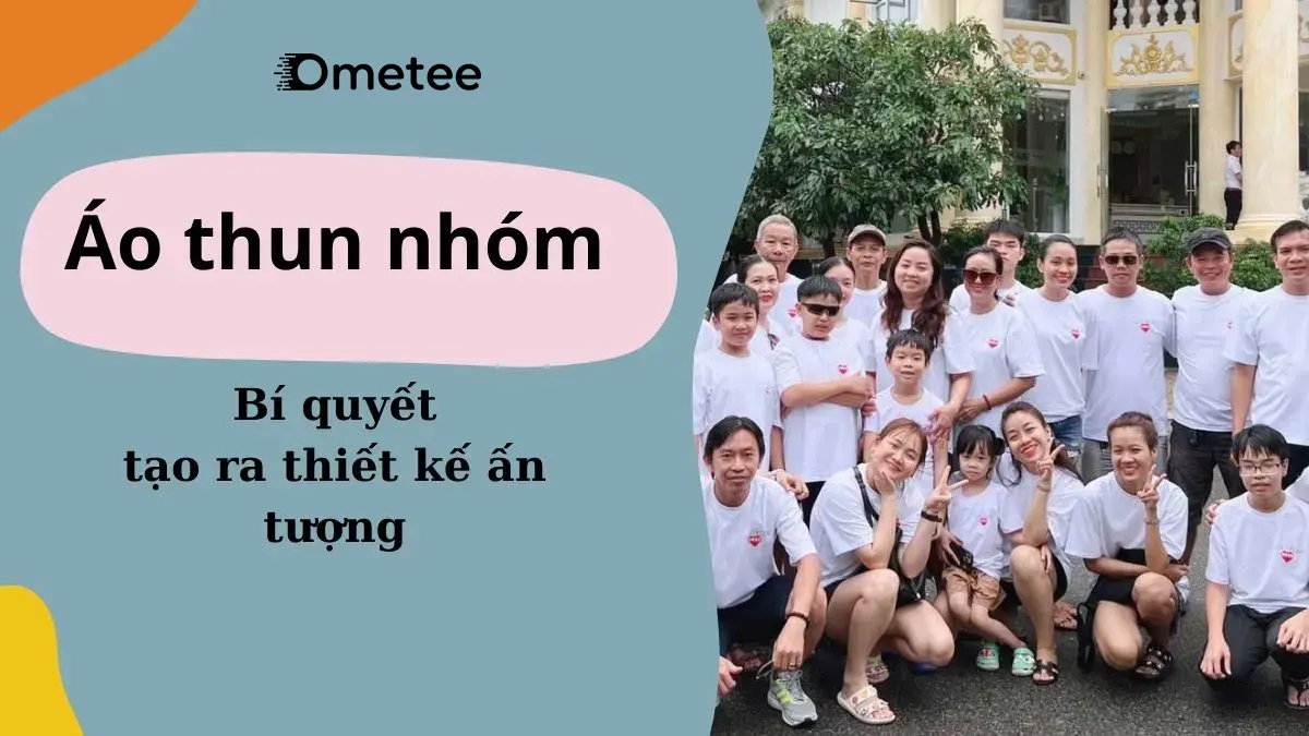 Thiết kế áo nhóm độc đáo giúp tăng sự đoàn kết.