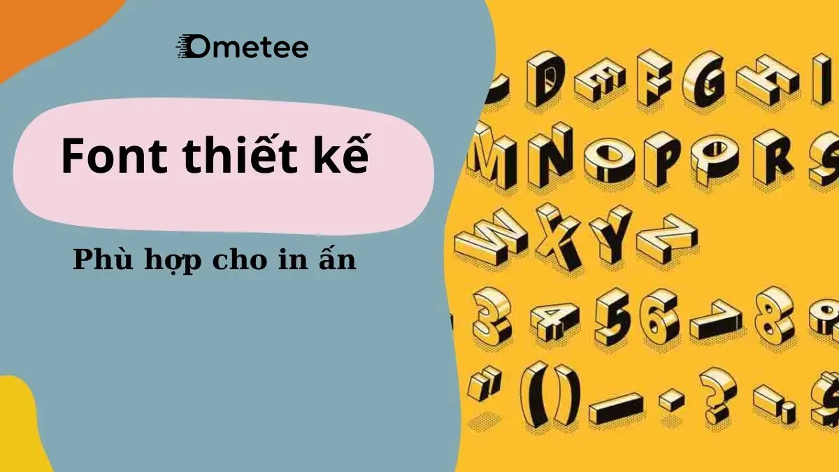 Lựa chọn font chữ đẹp, dễ đọc khi in áo thun.