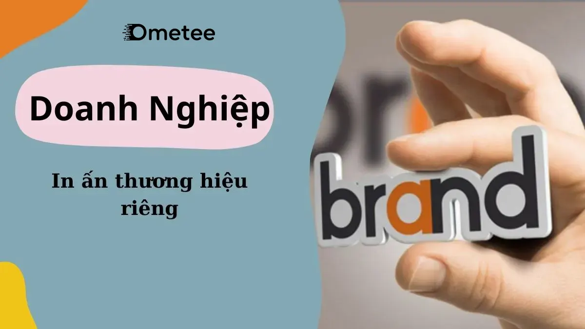In logo thương hiệu trên áo thun giúp nhận diện chuyên nghiệp.