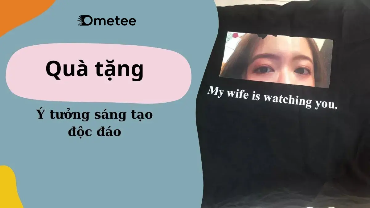 Mẫu áo thun in quà tặng cá nhân hóa đầy ý nghĩa.