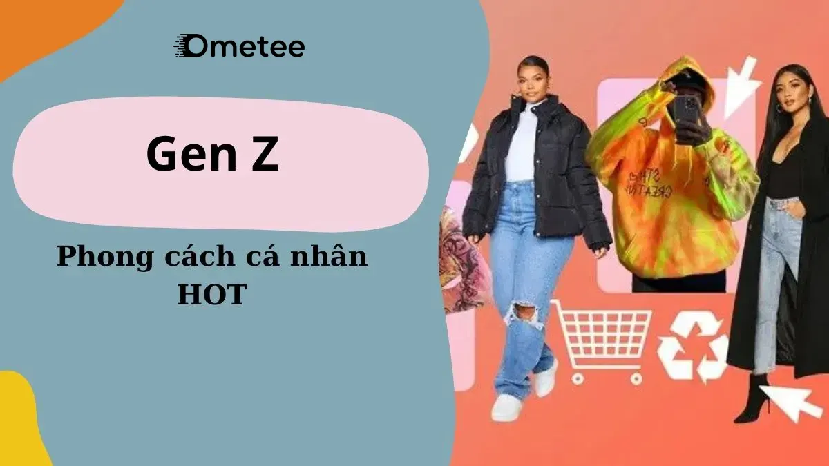Collage các outfit độc đáo của Gen Z thể hiện nhiều phong cách thời trang cá tính