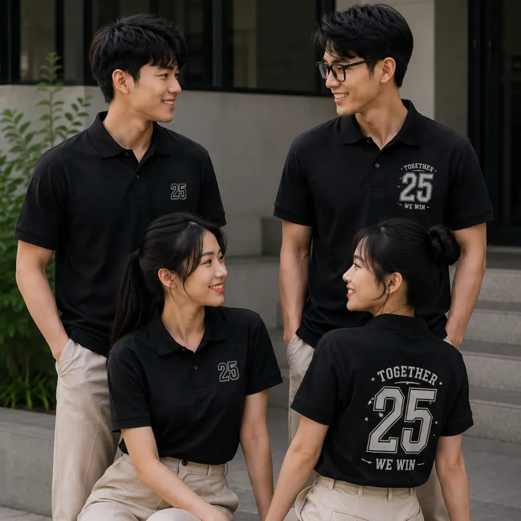 in áo nhóm, áo đồng phục