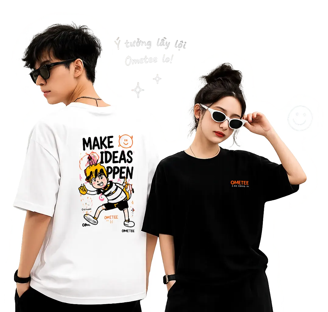 ometee in áo theo yêu cầu